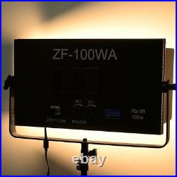 100W Photography 3200K- 5700K Stepless Adjustable Video Studio Light AC100-240V