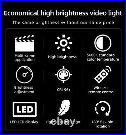 150W LED Video Light Continuous Spotlight Daylight Studio COB Bowens Mount 5600K