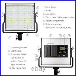 15W 1650lm 200 LEDs 3200-5600K Dimming Studio Video Light Photo Light Rotatable
