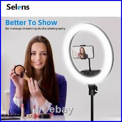 18/14'' Studio Dimmable Video Ring Light with Bluetooth Remote Control Tripod kit