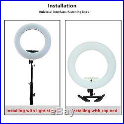 18 Dimmable FD-480II LED Ring Light Studio Video Beauty Lamp For Makeup Webcast