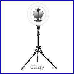 18Dimmable LED Ring Light Lamp For Selfie Camera Phone Studio Stand Photo Video