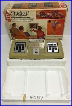 1976 Rca Studio II Model 18v100 Home Tv Video Game Console Boxed In Box Rare