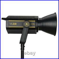 2 Godox VL300 LED Video Light Continuous Output Bowen Mount Studio Light