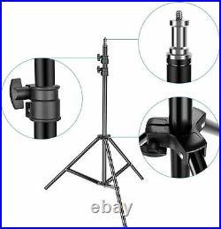 2 Pack Bi-color 660 LED Video Light And Stand Kit Studio Photo Video Photography