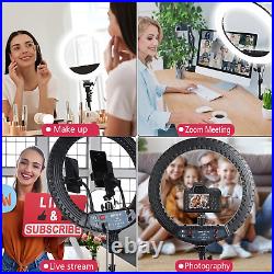 21 Inch LED Ring Light with Tripod Stand, Video Ring Light for Selfie Photograph
