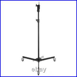 220cm 7ft Light Stand with Wheels Photo Studio Video Lighting Sypport Loading 10kg
