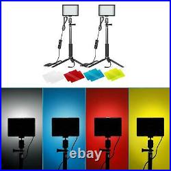 2Pc LED Ring Light with Tripod Stand for Camera Phone Studio Selfie Video Live