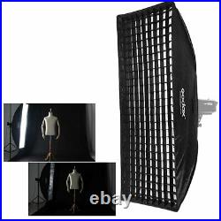 2Pcs Godox SL-60W 60W Studio LED Video Light Continuous Lighting +Softbox +Stand