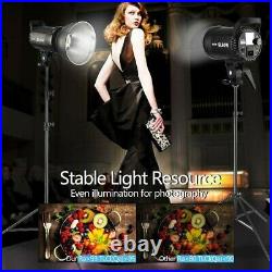 2x Godox SL-60W LED Video Studio Light + 95cm Softbox Grid +2M Stand for Wedding