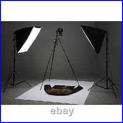 2x200W Continuous Bulb Studio Video Light Stand Softbox Lighting Kit Photography