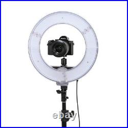 35cm 40W 5500K LED Ring Light + 2m Stand Camera iPhone Holder Studio Photo Video