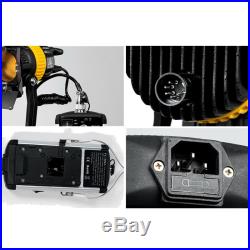 3x 50w Video Studio High Cri Bi-color Led Spotlight Video Fresnel Light As Arri