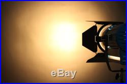 3x 650w Movie Tungsten Fresnel Spotlight Lighting Studio Video Barndoor Dimmer B