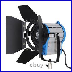 3x300w Dimmable Fresnel Tungsten Spotlight Lighting Studio Video Barndoor Bag Bu