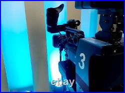 4 x HD Studio Broadcast video Cameras JVC GY HD 250 + CCU + CABLES + Servo zoom