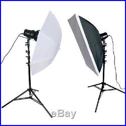 400W Strobe Flash Monolight Softbox Kit Photo Studio Photography Lighting Video