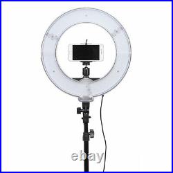 40W 5500K LED Studio Ring Light Selfie Video Make Up Photo Lighting &200cm Stand