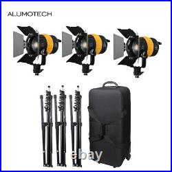 5500/3200K 3X80W V-mount LED Spotlight+Stand Kit For Video Studio Photography