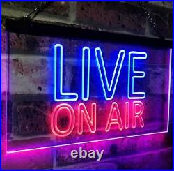 ADVPRO On Air Live Recording Studio Video Dual Color LED Neon Sign st6-i3064