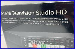 ATEM Television Studio HD Blackmagic Design Live Video Switcher HDMI Streaming