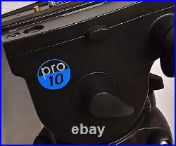 Acebil T1002 Pro Tripod + D-3 Studio Dolly + Vinten Pro10 Protouch QR Video Head