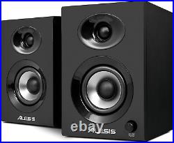 Alesis Elevate 3 MKII Powered Desktop Speakers for Home Studios, Video-Editin