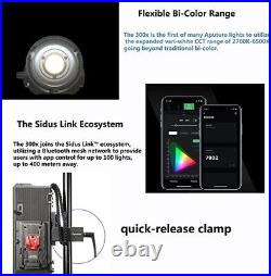 Aputure LS 300X Bi-color LED Video Light 2700-6500K 350W V-mount Studio Lighting