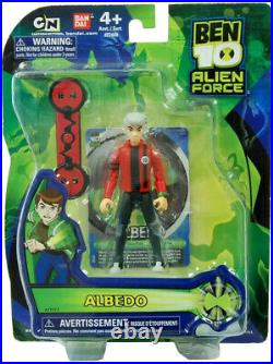 Ben 10 Ten Alien Force Albedo Action Figure! 4 Inch 10 Cm. Very Rare! Uk