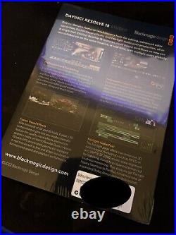Blackmagic DaVinci Resolve Studio 18 product license key card brand new sealed