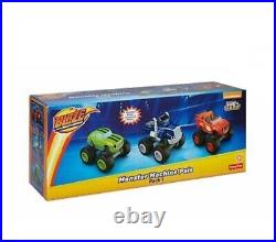 Blaze And The Monster Machines Pals Pack 1 Fisher Price Nickelodeon 3 Pack NEW