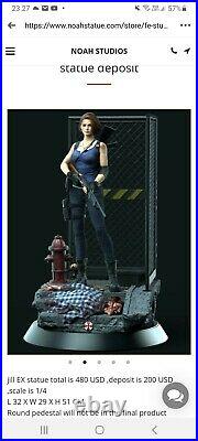 Brand New! FE STUDIO EXCLUSIVE 14 scale Jill Valentine Resident Evil Statue