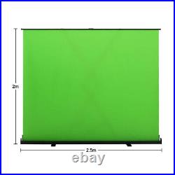Collapsible Studio Video Photography Background Green Screen Backdrop Pull Up