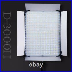 D3000II 210W LED Studio Panel Light Flat Video Lights For Interview Photography