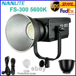 DHL Nanlite FS-300 5600K 330W LED Video Light COB Spotlight Studio USB Upgrade