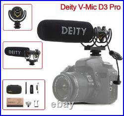 Deity V-Mic D3 Pro Video Studio Microphone Super-cardioid Polar Pattern for DSLR
