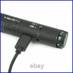 Deity V-Mic D3 Pro Video Studio Microphone Super-cardioid Polar Pattern for DSLR
