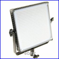 Dimmable LED Pro Video Photography Studio Panel Light 3200-6000K + Stand