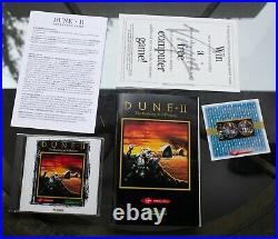 Dune II 2 PC CD-Rom Video Game The White Label Westwood Studios Rare Bix Box