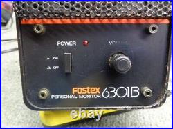 Estate Pro Vintage Fostex 6301b Speakers Personal Studio Monitors See Video