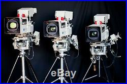 FULL Broadcast Tv Studio 3 x IKEGAMI HK-355 Video Cameras + 3 CCU + 3 box lenses