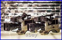 FULL Tv Broadcast kit Vintage Studio PANASONIC Video Cameras Effect Generator