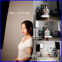 FalconEyes RX-24TDX 150W Bi-Color Square Rollable Cloth LED Studio Video Light