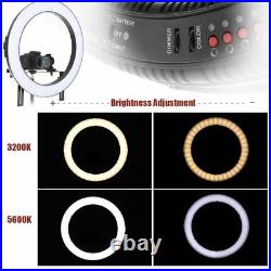 Falconeyes DVR-160TVC Studio Video LED Ring Light Bi-Color Fill-in Light Lamp
