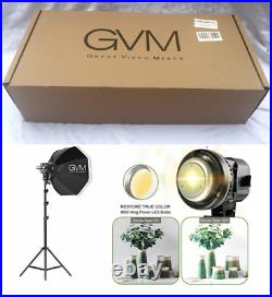 GVM Great Video Maker Softbox Lighting Kit Studio Photography New-Open Box 80W
