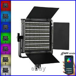 GVM LED Video Light RGB Full Color Output Studio Lights CRI 97 3200K-5600K