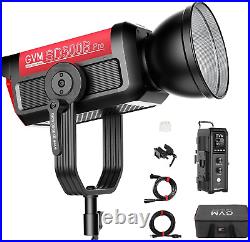 GVM Pro SD500B 500W Led Video Light, Studio Lights with Bowen Mount, 61600Lux/1M