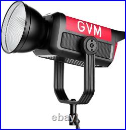 GVM Pro SD500B 500W Led Video Light, Studio Lights with Bowen Mount, 61600Lux/1M