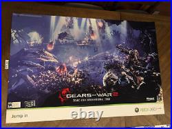 Gears of War 2 Comic-Con International 2008 Exclusive 36×24 inch Game Poster D21