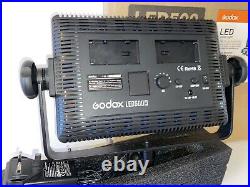 Godox LED500W LED 5600K Video White Light Lamp Panel Remote Control for Studio